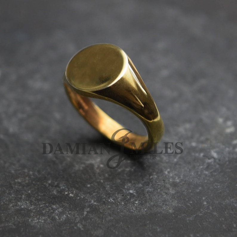 mens 9ct gold signet ring