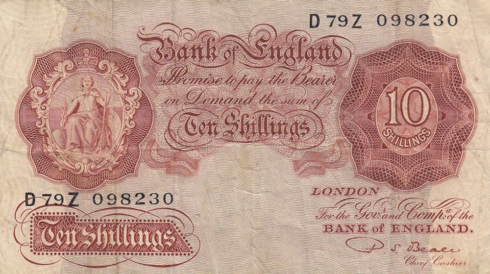 10 Shilling Note. O