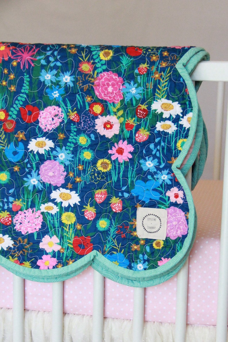 baby girl bedding floral