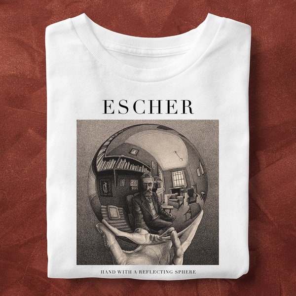 M.C. Escher, Unisex T-Shirt, Art T-Shirt, Fine Art, Art Lover Gift, Gift for Her, Gift for Him, Art History