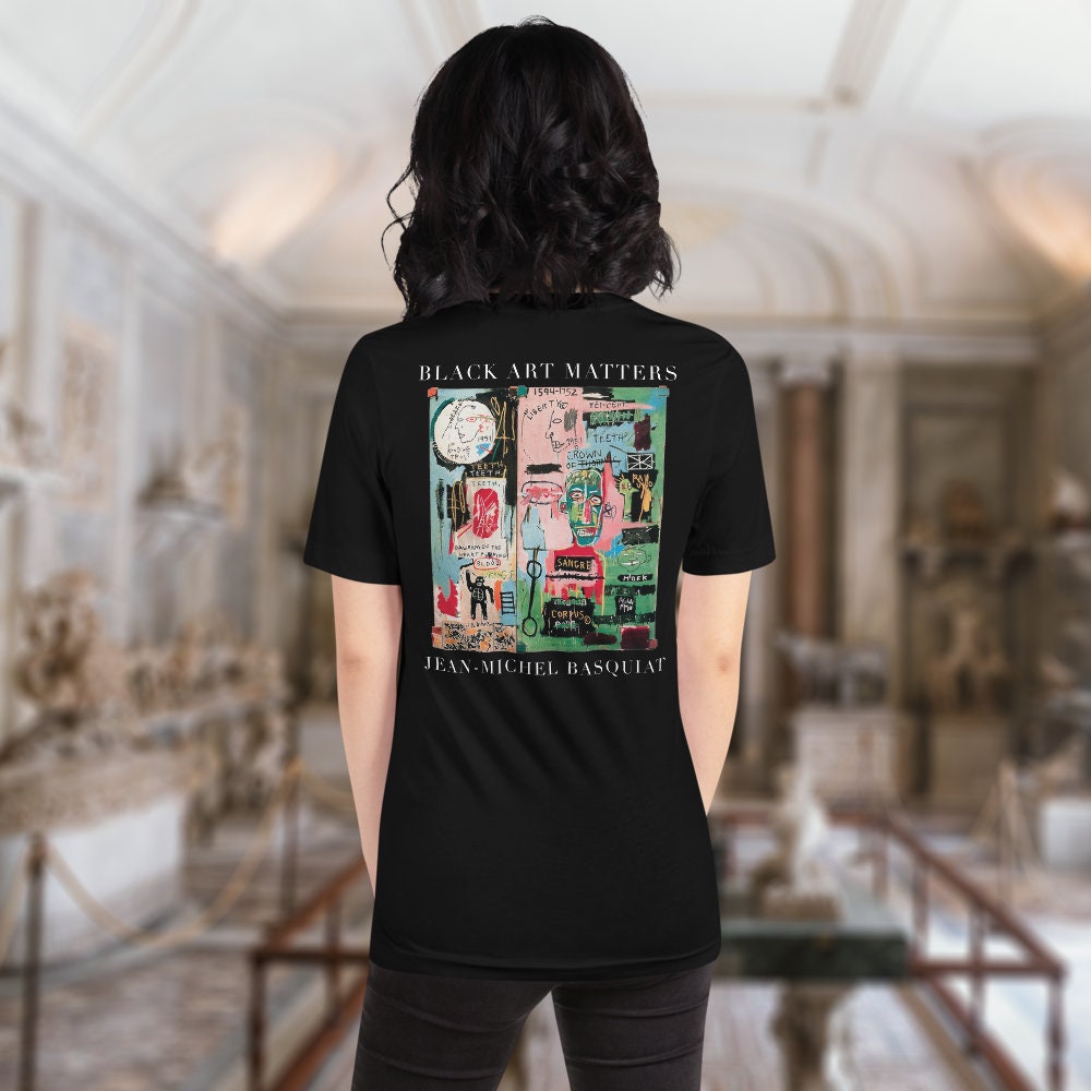 Jean Michel Basquiat Back Print Black 