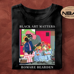 Romare Bearden, Black Art Matters, Unisex T-Shirt, Art T-Shirt, Fine Art, Art Lover Gift, Gift for Her, Gift for Him
