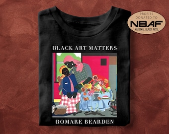 Romare Bearden, Black Art Matters, Unisex T-Shirt, Art T-Shirt, Fine Art, Art Lover Gift, Gift for Her, Gift for Him