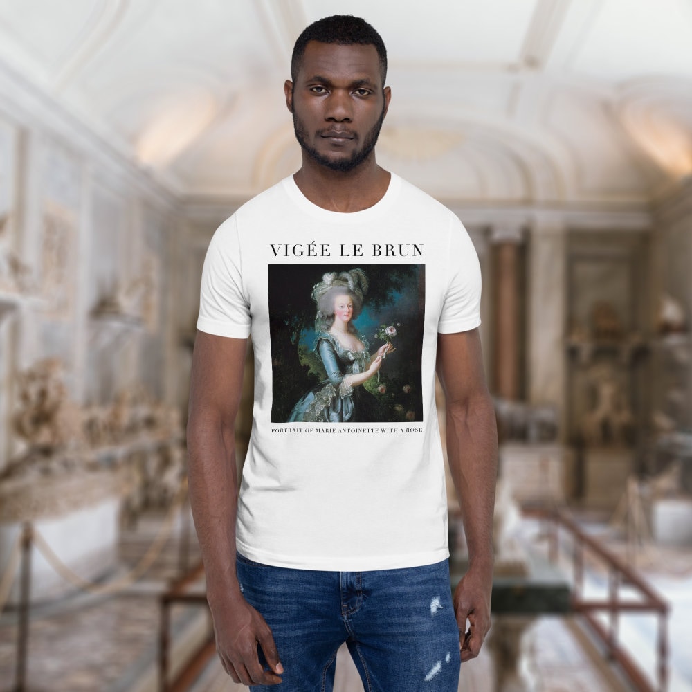 Marie Antoinette With a Rose Vigee Le Brun Painting Unisex | Etsy