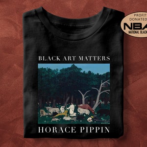 Horace Pippin, Black Art Matters, Unisex T-Shirt, Art T-Shirt, Fine Art, Art Lover Gift, Gift for Her, Gift for Him