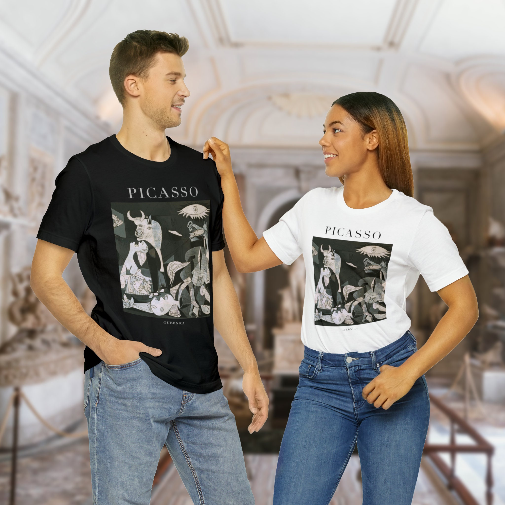 Guernica, Pablo Picasso Painting, Unisex T-shirt, Art T-shirt 