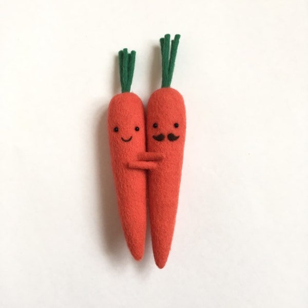 Hugging carrots)