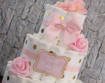 unique diaper cake