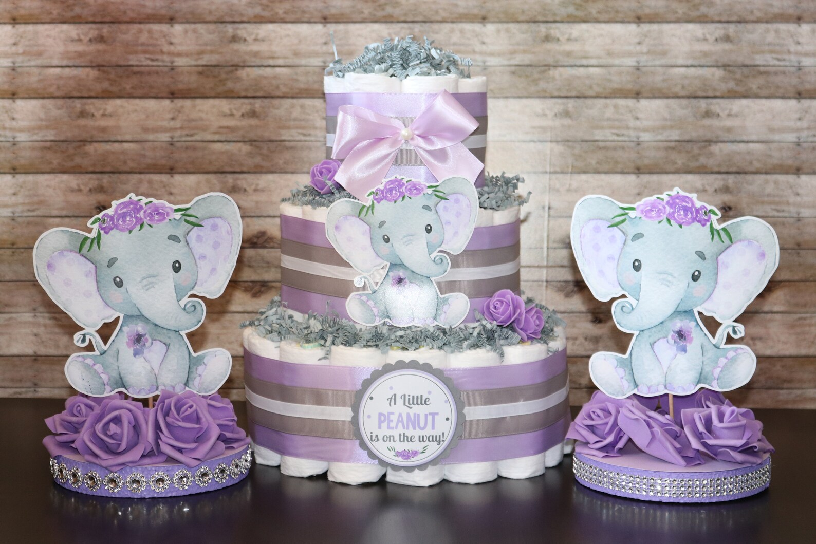 Little peanut centerpiece Peanut Baby Shower Its a Girl Etsy