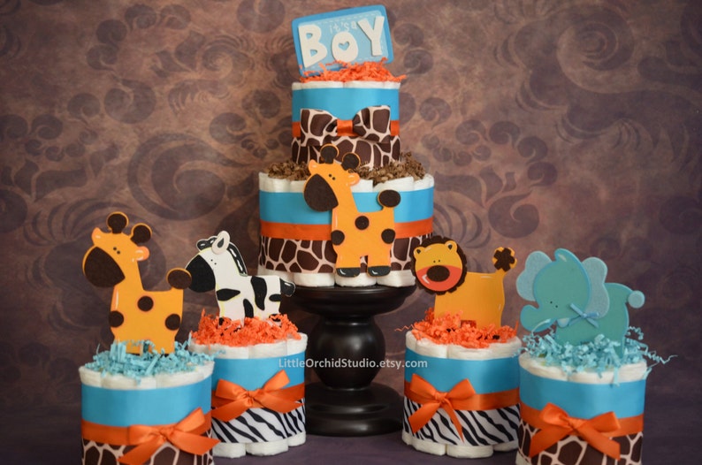 Safari Baby Shower Jungle Theme Baby Shower Monkey Baby Etsy