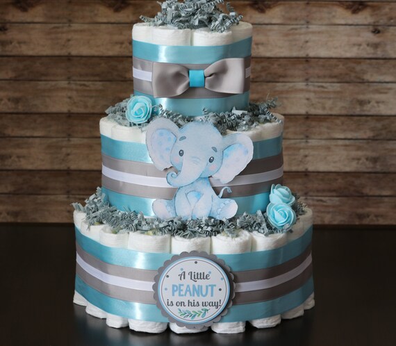 its a boy diaper cake