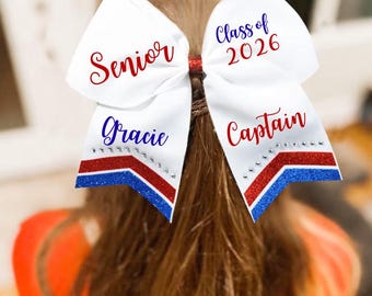 Senior Team Captain Matching Cheer Bow