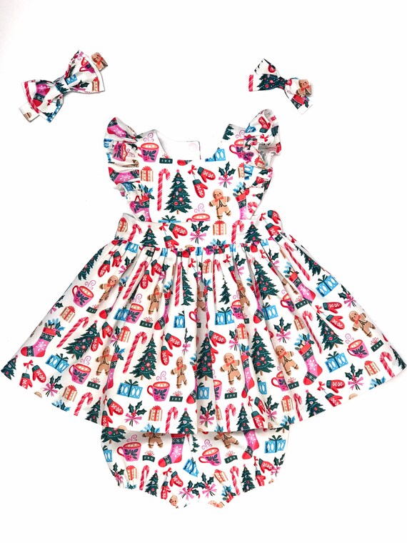 Christmas pinafore