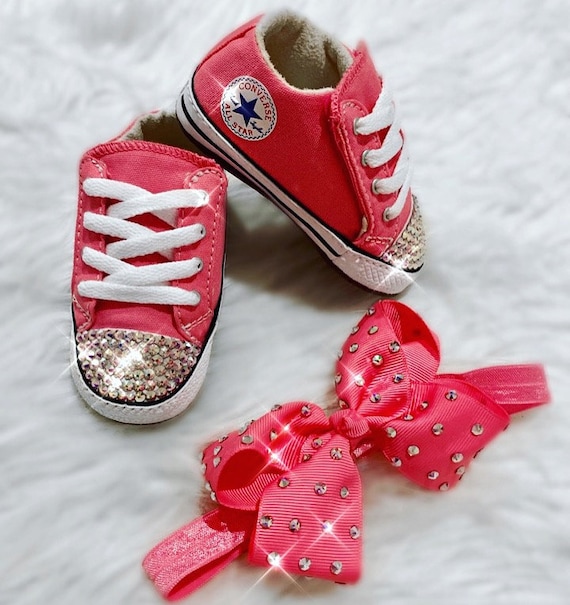 baby velcro converse