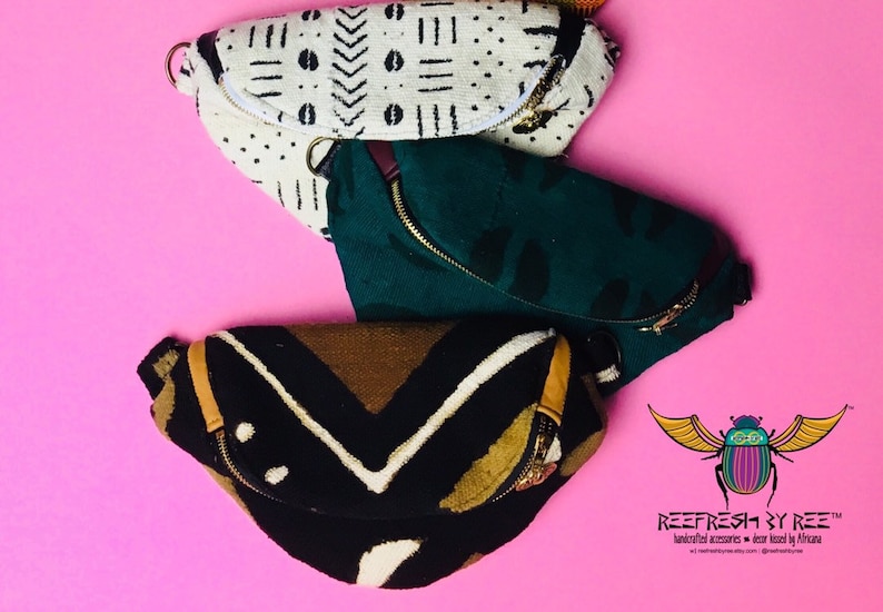 Mud Cloth Fanny Pack Four Pack