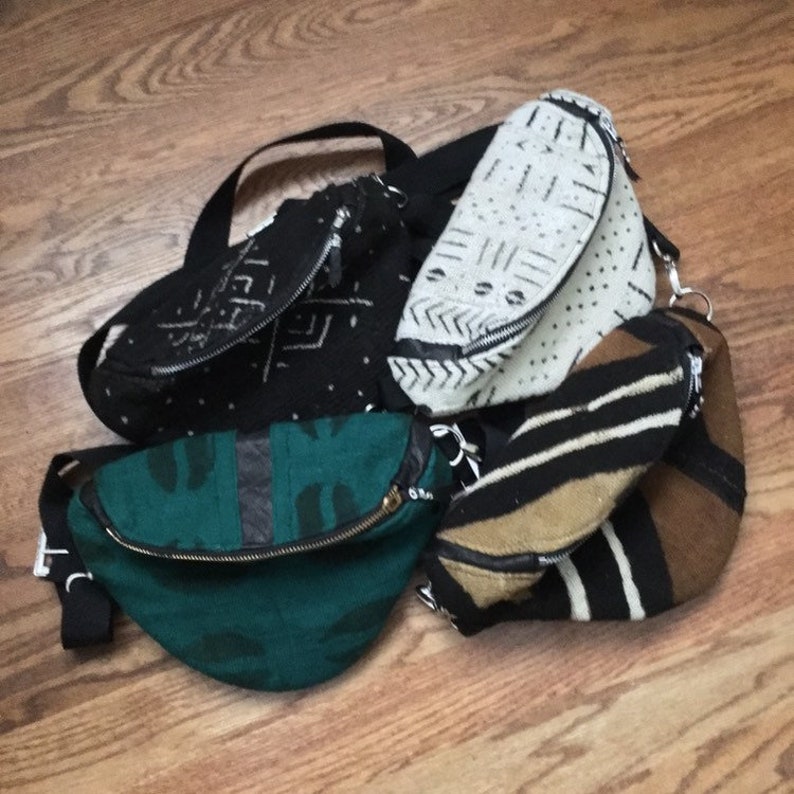 Mud Cloth Fanny Pack Four Pack