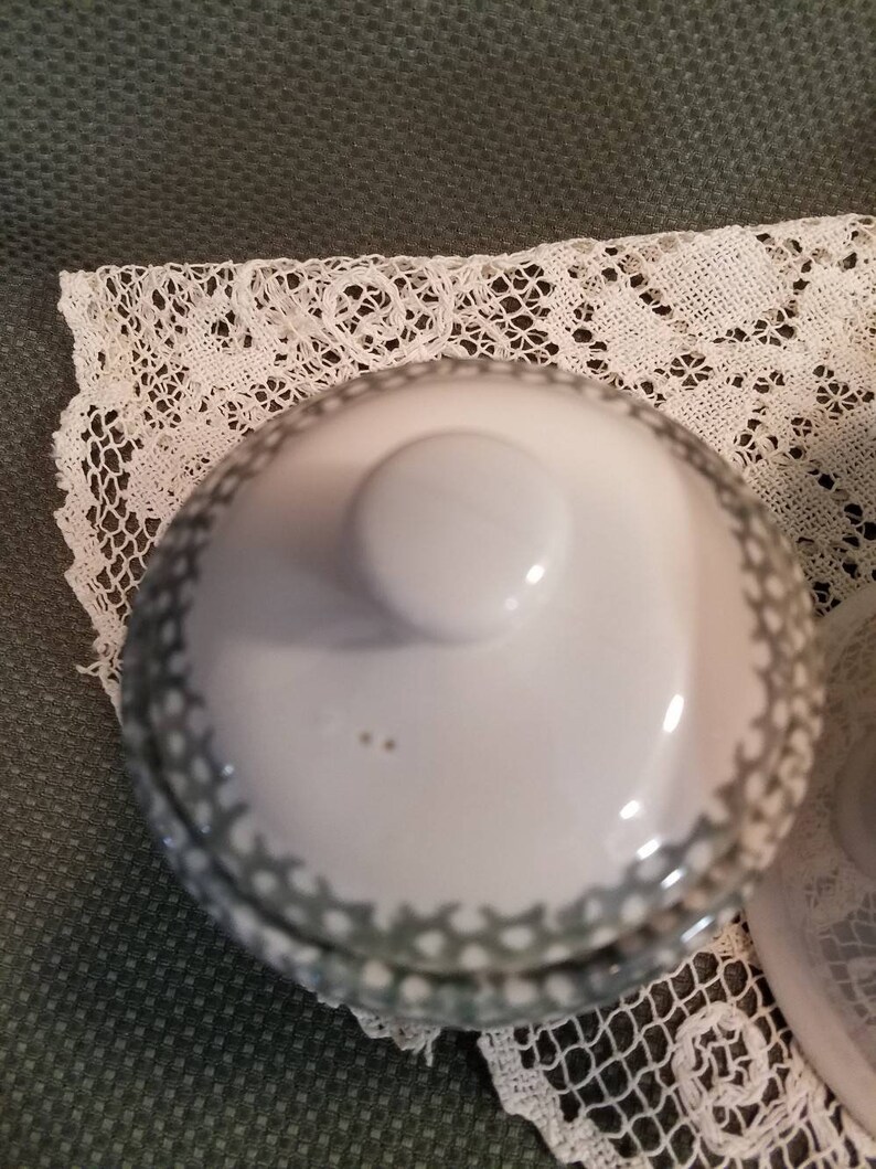 Green Heart Canister Set Vintage Ceramic Canisters Retro Etsy