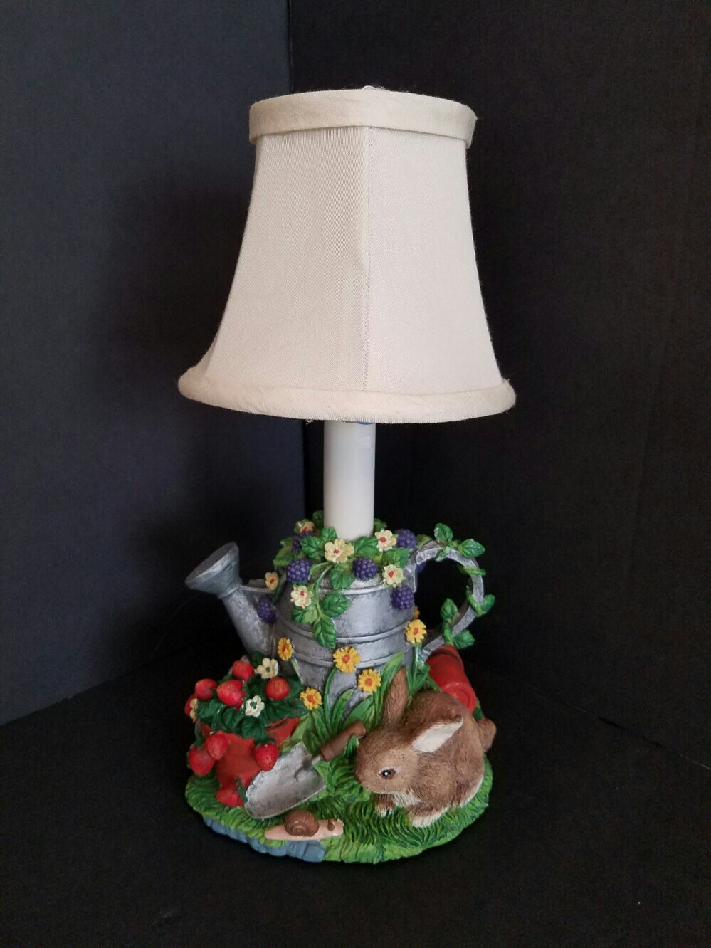 Vintage Lamp Garden Animal Lamp Small Accent Lamp Nursery Etsy
