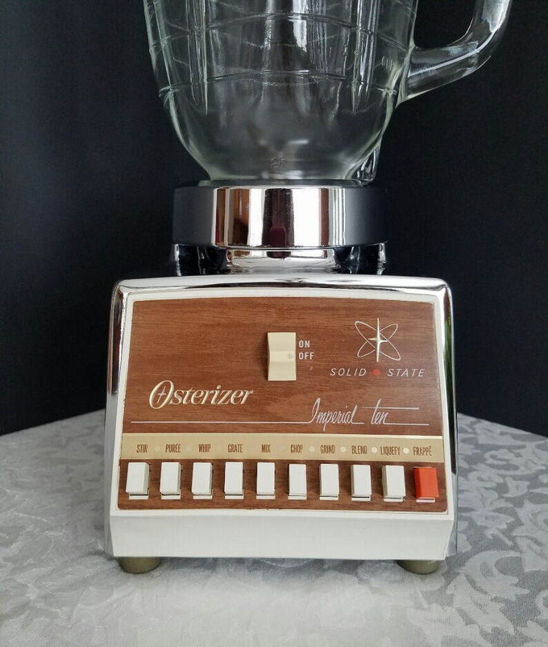 Vintage Osterizer Blender Blender with Glass Jar Retro Etsy