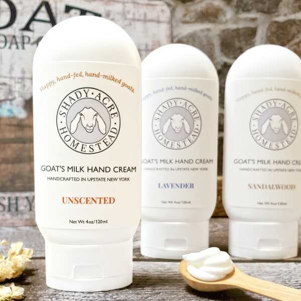 Goat Milk Hand Lotion, Goats Milk Lotion for Hands, Goat Milk Hand Cream, Goats Milk Hand Creme, Natural Hand Cream, Lavender Hand Lotion