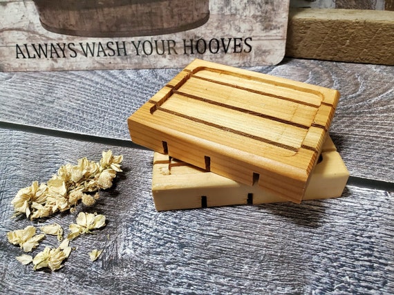 Cedar Soap Dish for Bar Soap, Cedar Soap Holder, Cedar Soap Bar Holder, Cedar Soap Tray, Cedar Soap Saver, Wooden Soap Dishes Wood Soap Tray