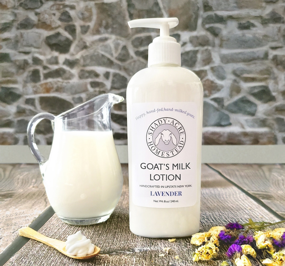 Handmade 8 Oz Goat Milk Lotion W/pump Large Scented Lotion - Etsy