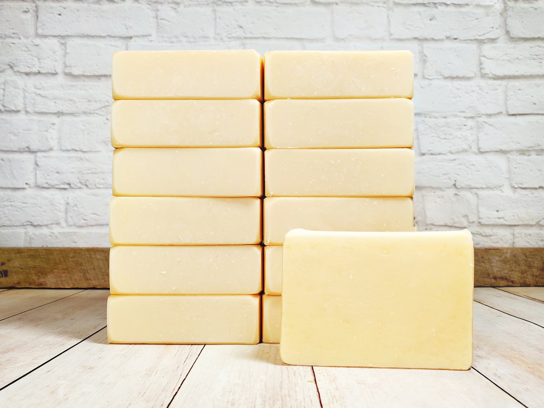 Artisan Goat Milk Soap Loaves, 13 Soap Bars, Unscented Soap Loaf, Goats Milk Soap Bar, Made to