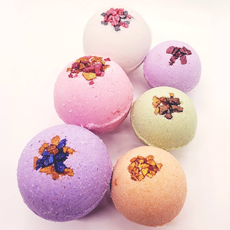 Big Bubble Bath Bombs Luxurious Large Bath Bomb Gift Set Etsy
