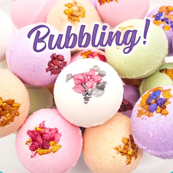 Bath Bombs Gift Set,6 Piece Bubble Bath Fizzies,Lavender,Vanilla