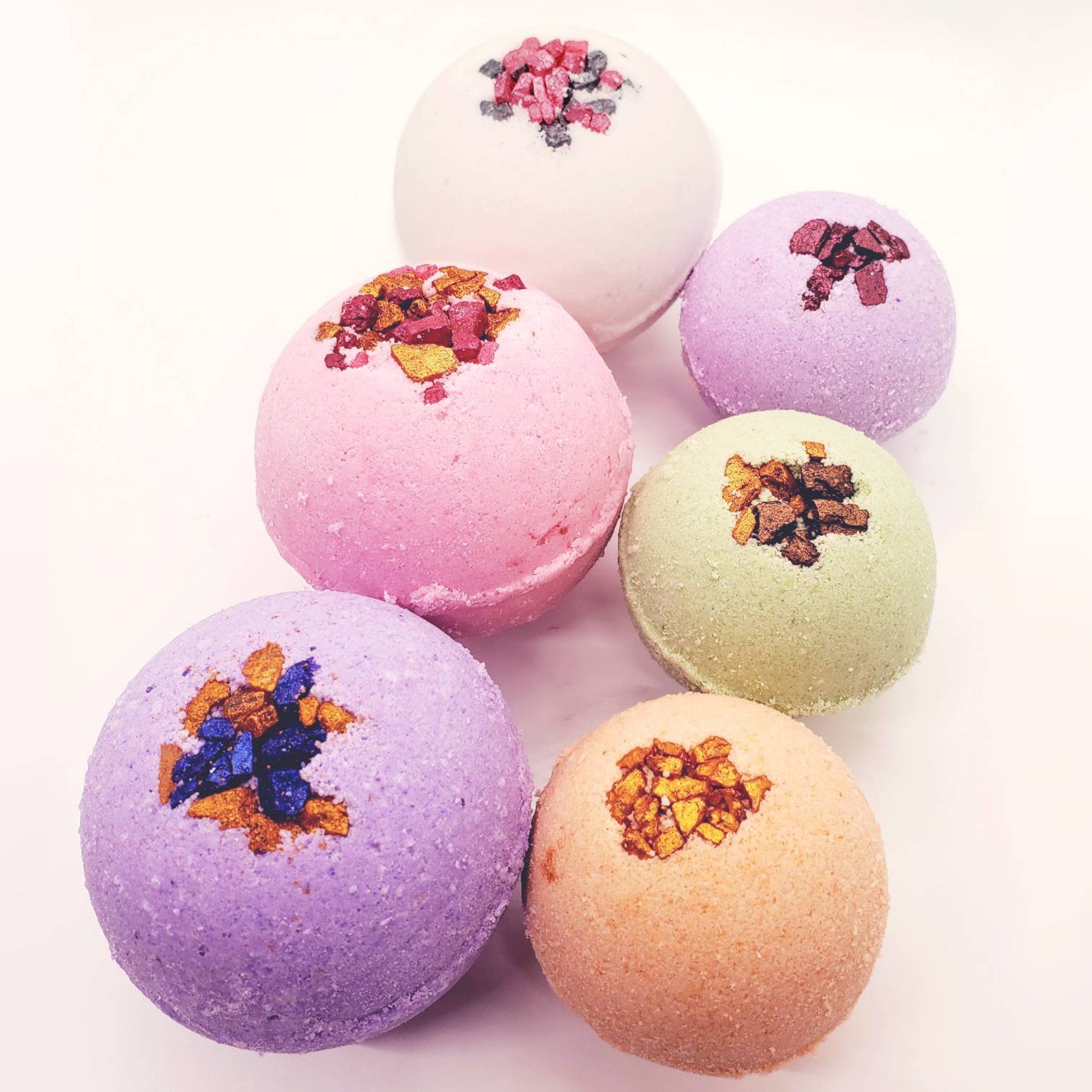 Mini BUBBLE Bath Bombs 3oz Bubbling Mini Bath Bomb Mini Bath Etsy