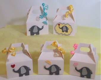 Elephant favor box | Etsy
