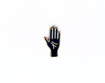 Hand Pin / Protection Enamel Pin Jewelry