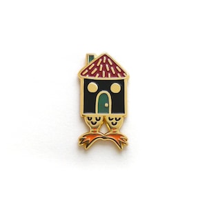 Baba Yaga Pin / Chicken House Enamel Pin