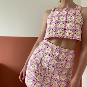 Daisy Co-ord Top Crochet Pattern
