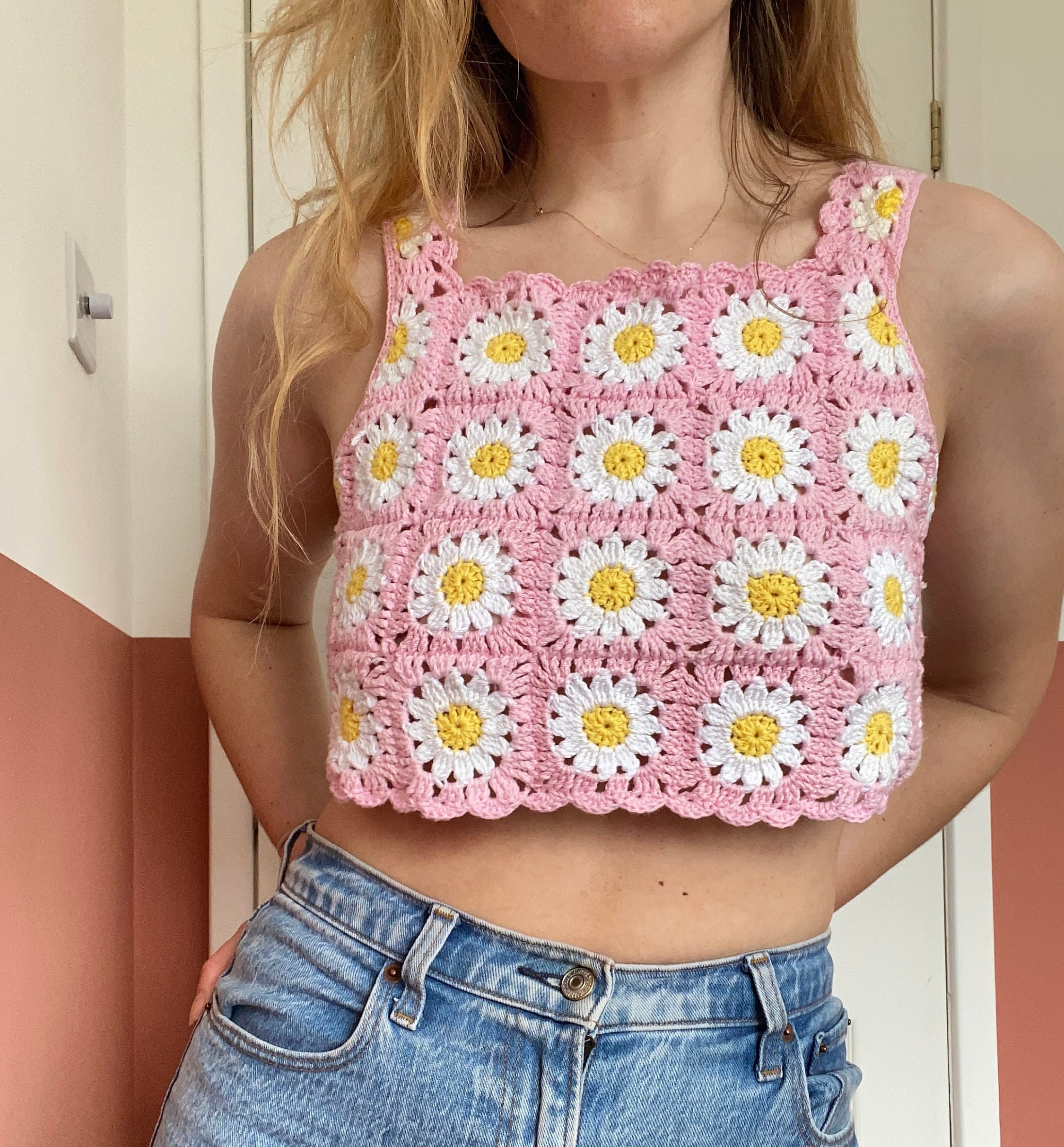 Daisy Co-ord Top Crochet Pattern - Etsy