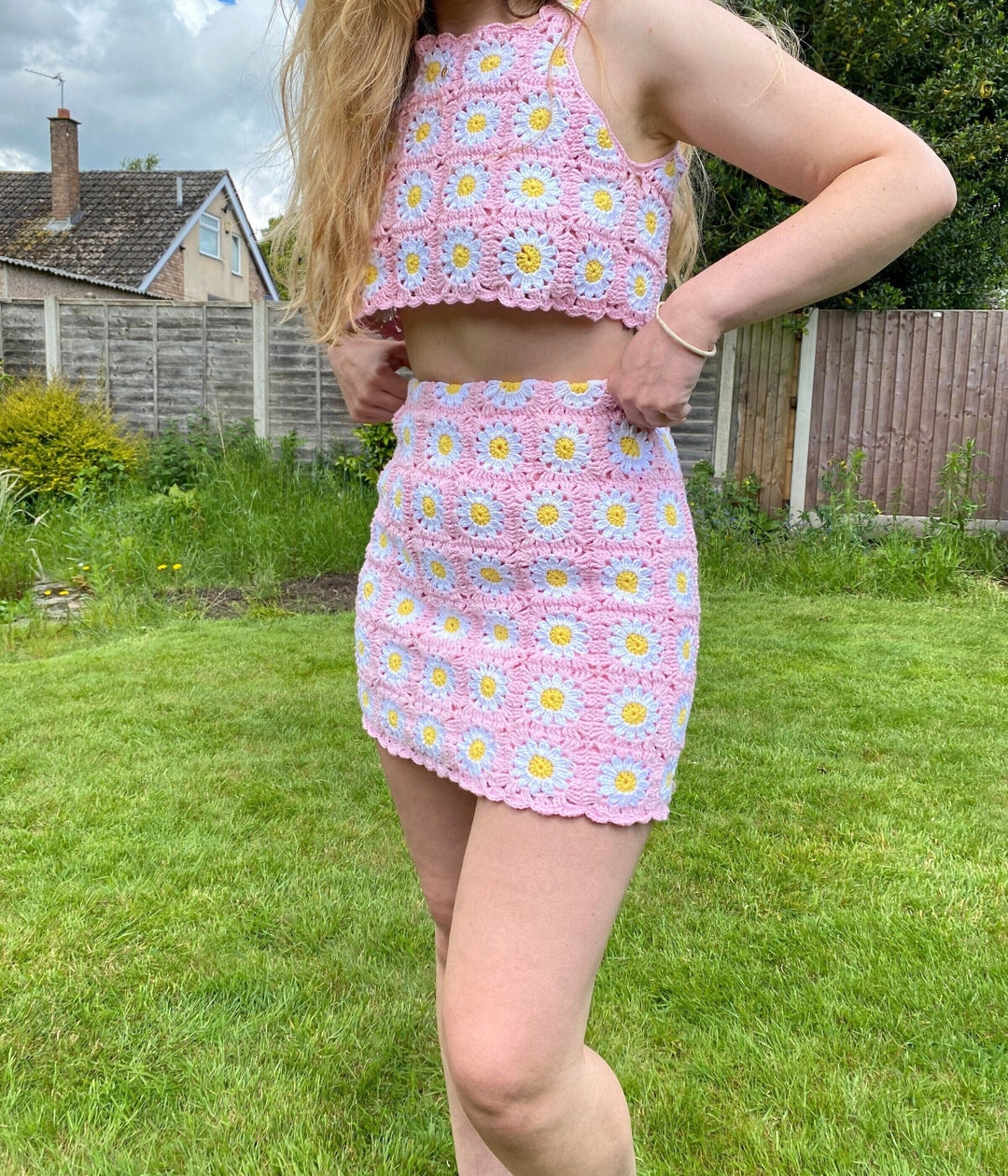 Daisy Co-ord Skirt Crochet Pattern - Etsy UK