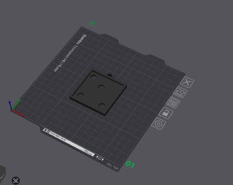 Aimant photo 2 x 2, impression 3D, fichiers STL 3MF | Convient aux magnets carrés 2 x 2 Titan Press | Cadre de Noël DIY | Téléchargement numérique uniquement