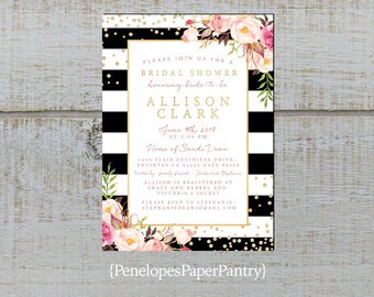 printed invitations etsy