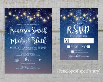 celestial invitation etsy