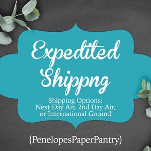 Expedited Shipping,Next Day Shipping,2Day Shipping,UPS Expedited Shipping,International Ground