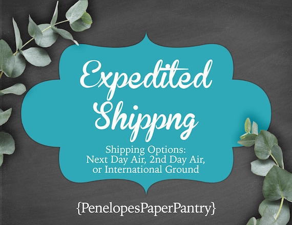 Expedited Shipping,Next Day Shipping,2Day Shipping,UPS Expedited Shipping
