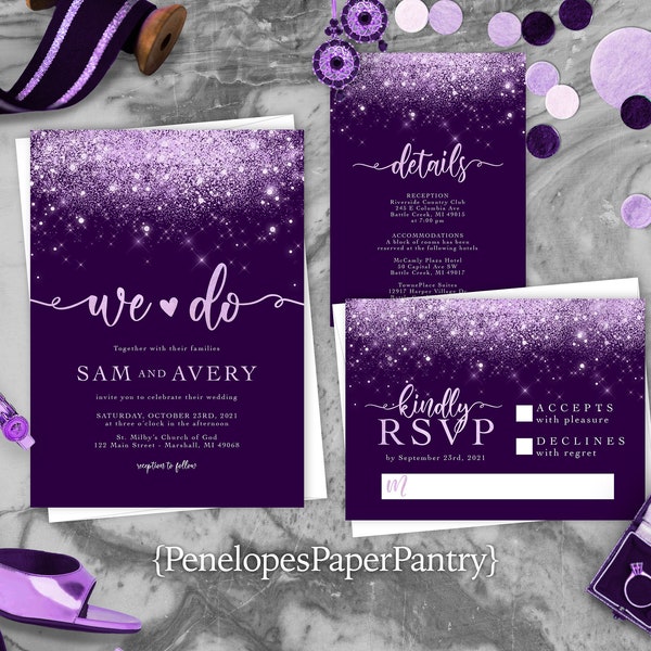 Light Purple Wedding Etsy