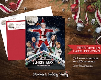 Personalized Funny Christmas Vacation Photo Card, Griswold Family Card, Printed with Envelopes