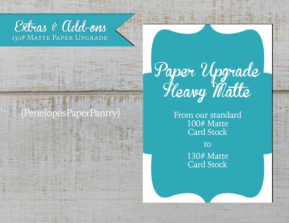 Matte Paper Upgrade,130lb Card Stock,white Card Stock,matte Card