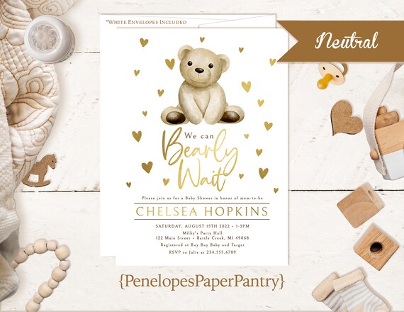 ME TO YOU TATTY TEDDY 20  INVITATIONS WITH ENVELOPES 