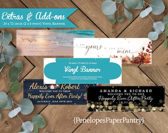 Custom Vinyl Banner,Printed Vinyl Banner,Engagement,Wedding,Graduation,Birthday,Party,Indoor Use,Outdoor Use,Grommet,Our Design or Yours