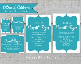 Custom Decor Sign,Made to Match,Wedding Signs,Welcome Sign,Gift Sign,Dessert Sign,Guest Book Sign,Wedding Party Sign,Beverage Sign