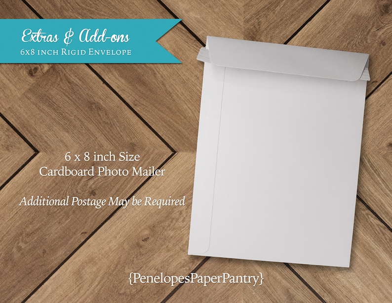 Rigid Envelope Upgrade 6x8 Inch White Self Seal USPS Approved Etsy