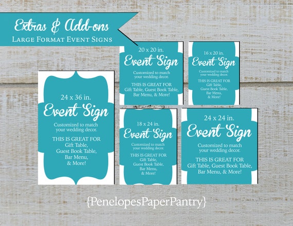 Personalized Wedding Sign,Large Custom Wedding Sign,Wide Format Wedding Signs,Wedding Decor,Welcome Sign,Printed Wedding Reception Decor