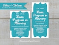 Custom Wedding Programs and or Menus,5x7 or 4x9 Size,Designed to Match,Front Print,Front and Back Print,Matching Paper